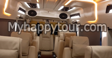 11 seater deluxe 1x1 tempo traveller hire in gujarat